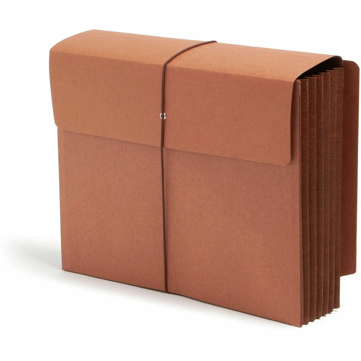 Smead Recycled File Wallet: 8 1/2’’ x 11’’ 5 1/4’’ Expansion Redrope - Tear Resistant Elastic Closure - Expanding Files