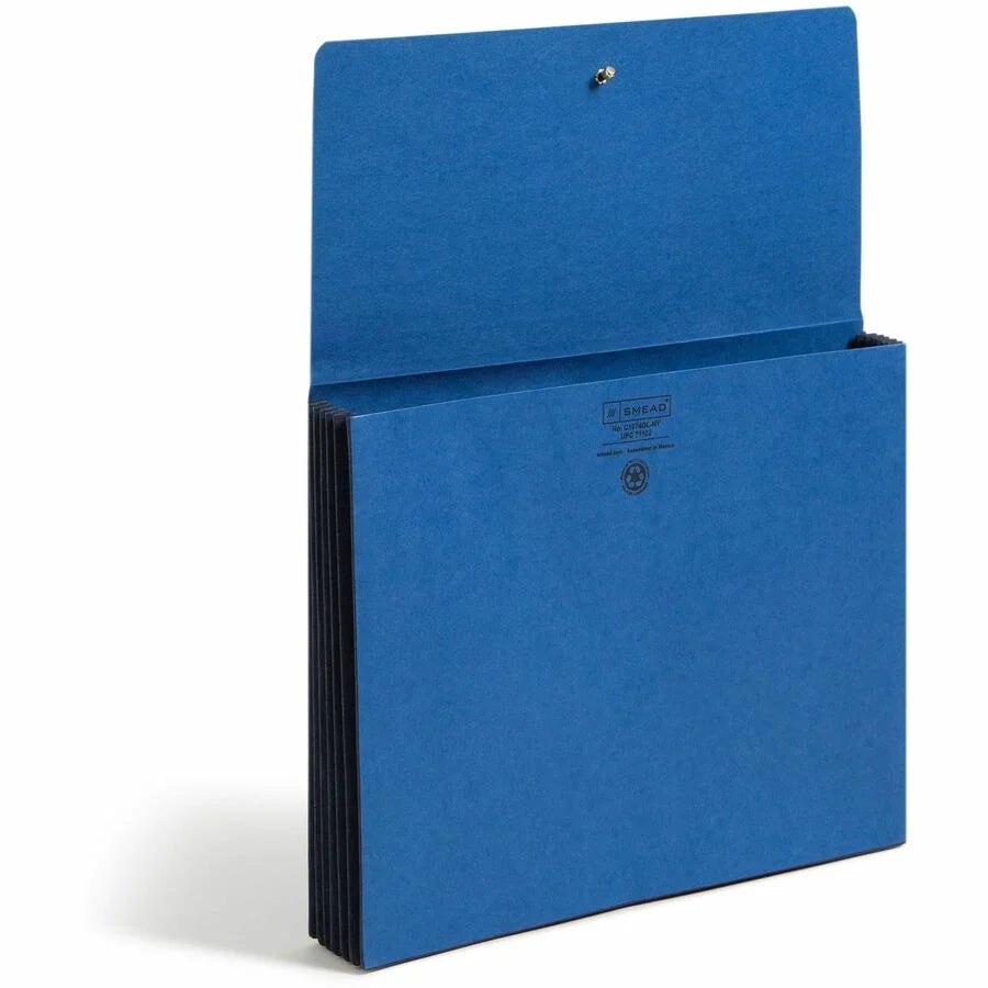 Smead Recycled File Wallet: Navy 5.25’’ Expansion - Expanding Files