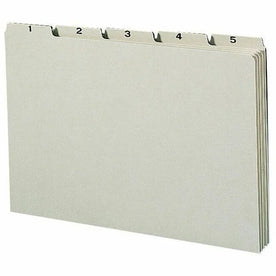Smead 100% Recycled Filing Guides with Daily Indexing - Printed Assorted Tab(s) - Month - Jan-Dec - 31 Tab(s)/Set