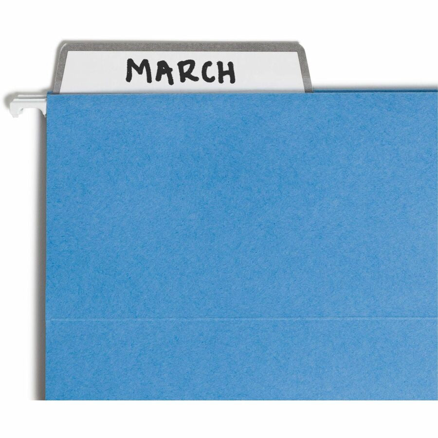Smead 1/3 Tab Cut Letter Recycled Hanging Folder - 11 pt. - Paperboard - Adhesive Label Write-on - 20 / Box - Folders &