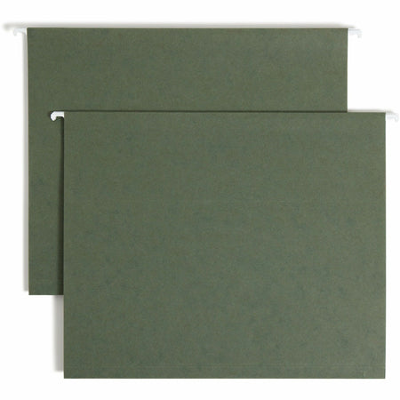 Smead Recycled Hanging Folders: 1’’ Expansion 11pt Standard Green - Folders & Accessories