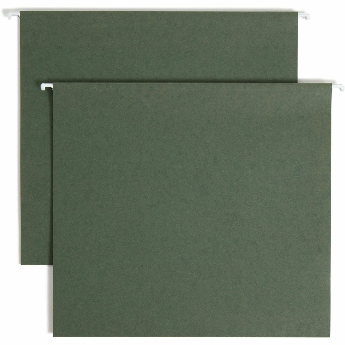 Smead Recycled Hanging Folders: 3’’ Expansion 11pt Standard Green - Folders & Accessories