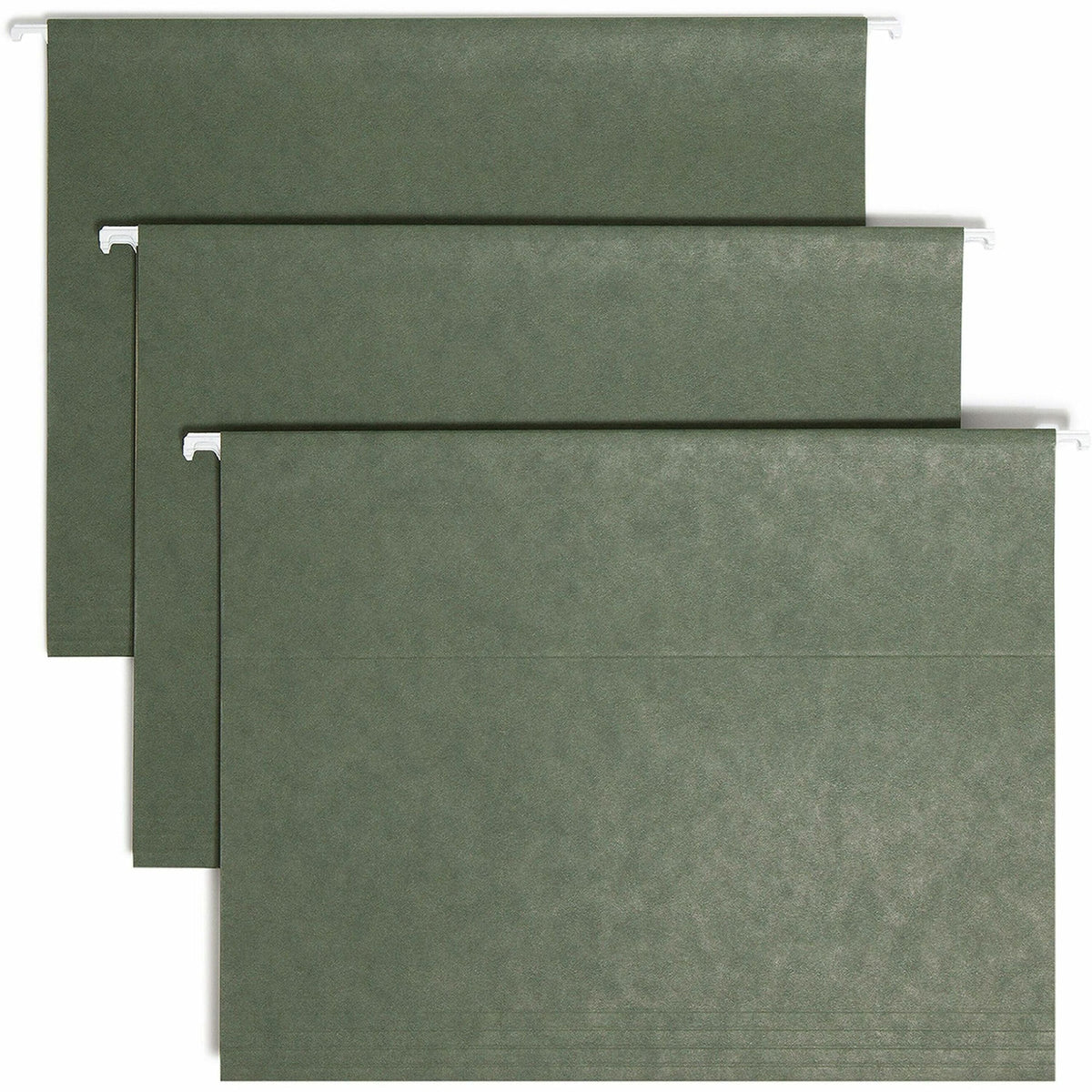 Smead Recycled Hanging Folders - Letter Size - Assorted Tab Position - 25/Box - & Accessories