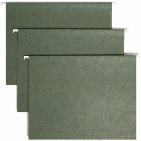 Smead Recycled Hanging Folders - Letter Size - Assorted Tab Position - 25/Box - & Accessories