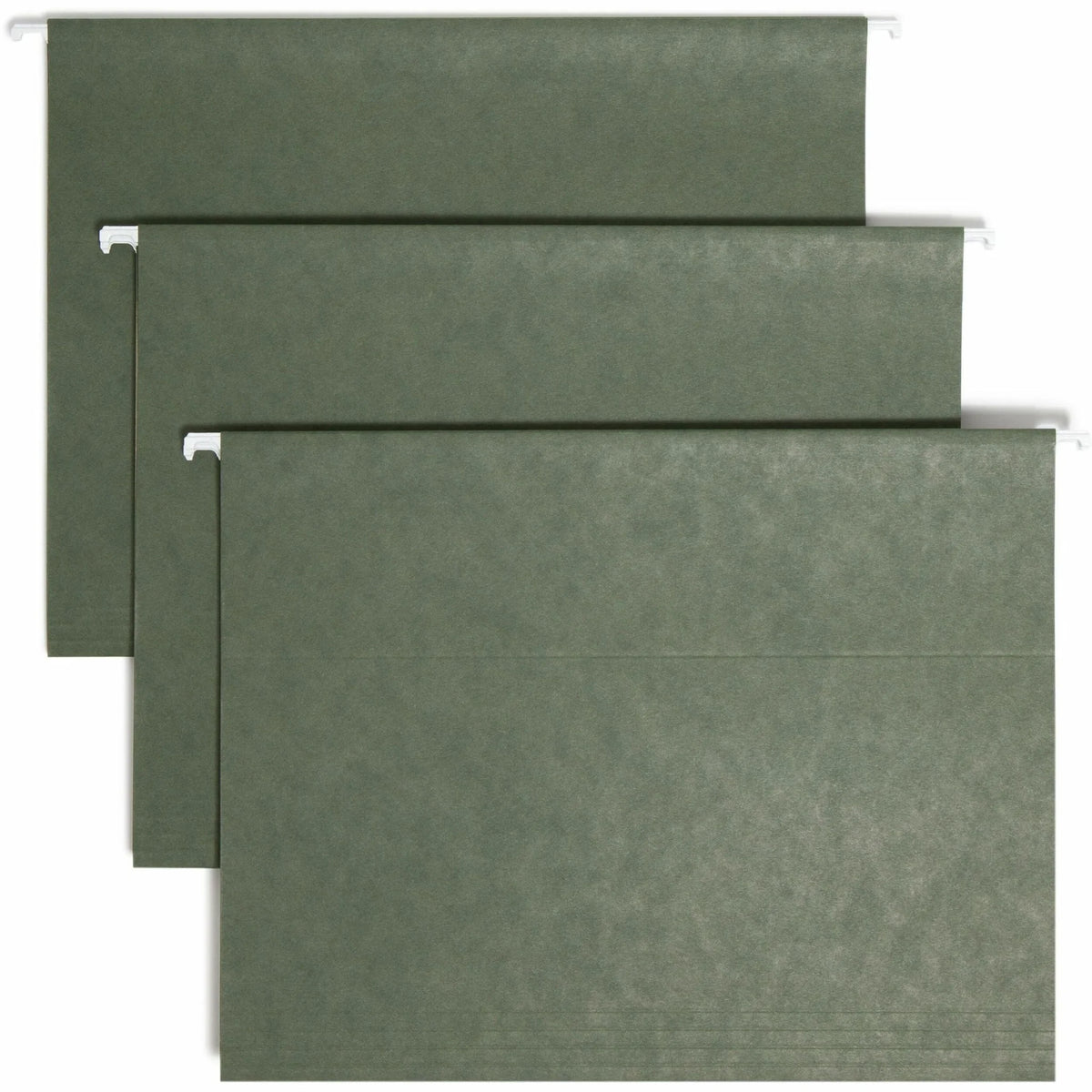 Smead Recycled Hanging Folders - Letter Size - Top Tab - Assorted Position - 25/Box - & Accessories
