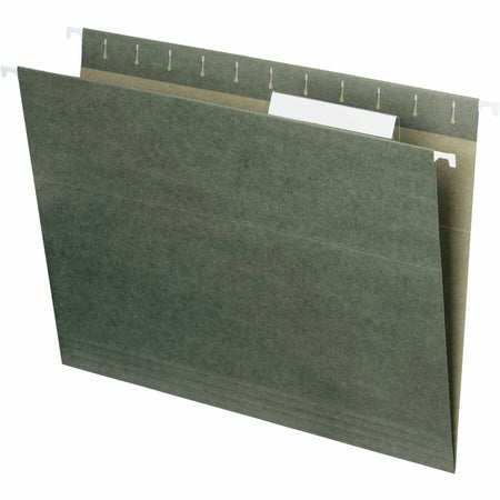 Smead Recycled Hanging Folders - Letter Size - Top Tab - Assorted Position - 25/Box - & Accessories
