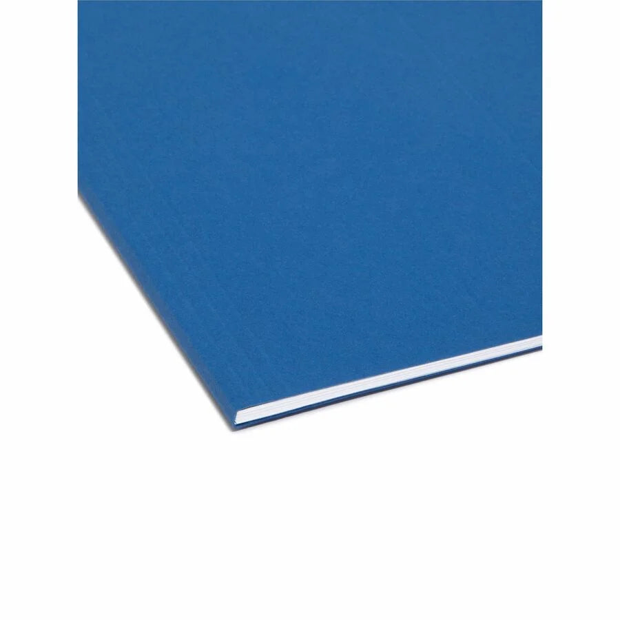 Smead Recycled Hanging Folders: Letter Size Top Tab Navy Blue - 25/Box - Folders & Accessories