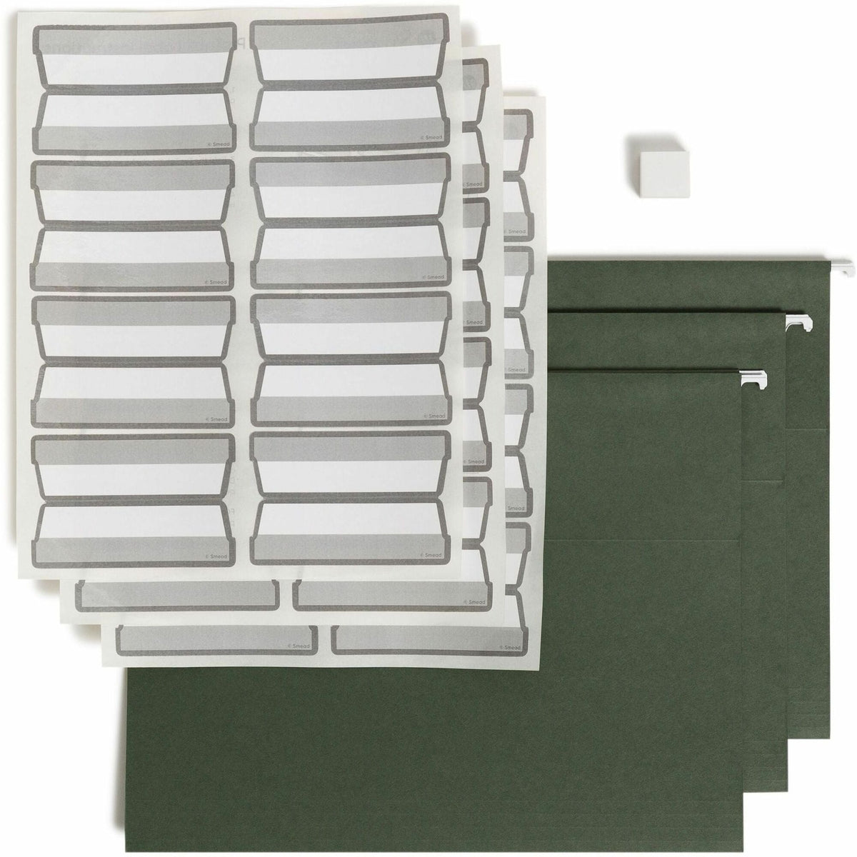 Smead Recycled Hanging Folders - Standard Green - 20/Box - & Accessories