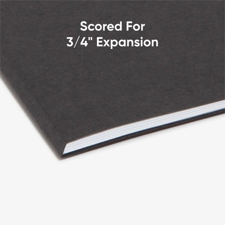 Smead Recycled Interior File Folders - Letter Size - Assorted Tab Positions - Top