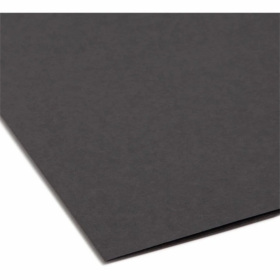 Smead Recycled Interior File Folders - Letter Size - Assorted Tab Positions - Top