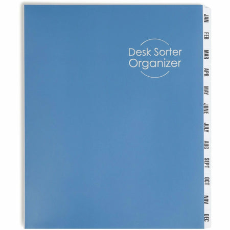 Smead Recycled Organizer Folder: 12 Dividers Blue - 35% - Filing Jackets & Pockets