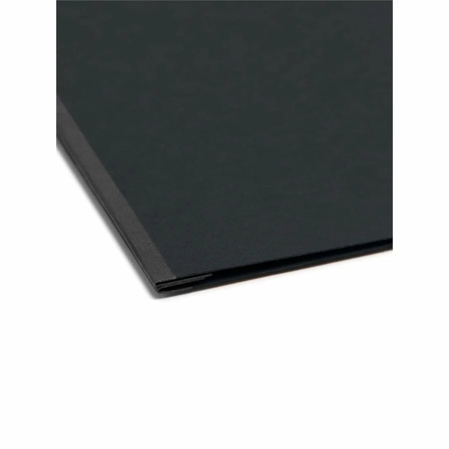 Smead Recycled Report Cover: 2’’ Folder 8 1/2’’ x 11’’ Black Pressboard - Eco-Friendly - Covers