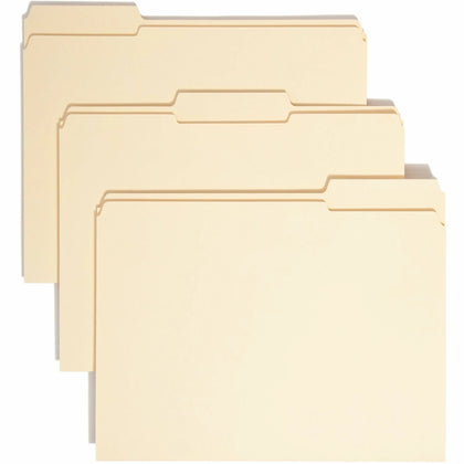 Smead Recycled Top Tab File Folders - Assorted Position - 100% - 100/Box