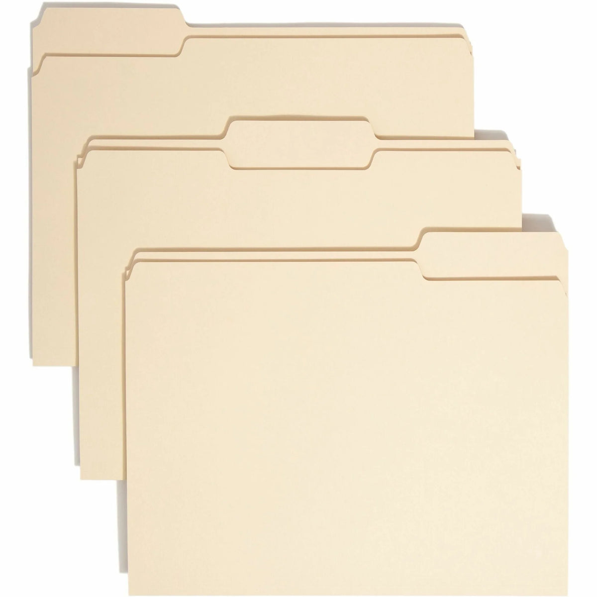 Smead Recycled Top Tab File Folders - Assorted Position - 100% - 100/Box
