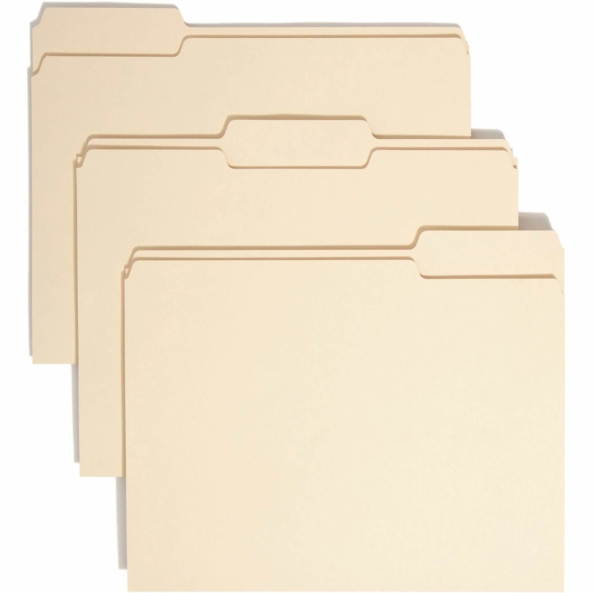 Smead Recycled Top Tab File Folders - Assorted Position - 100% - 100/Box