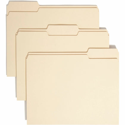 Smead Recycled Top Tab File Folders - Assorted Position - 100% - 100/Box
