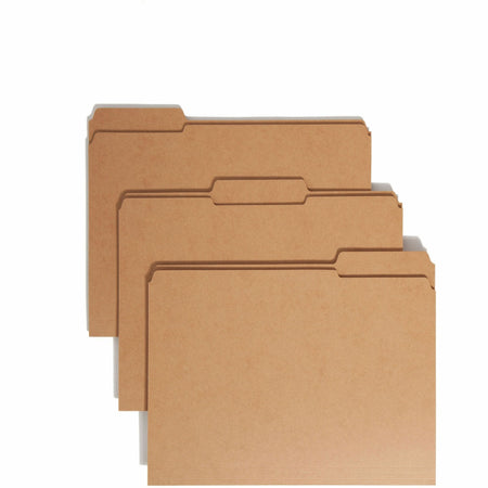 Smead Recycled Top Tab File Folders - Assorted Position - 100/Box