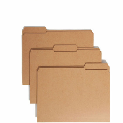 Smead Recycled Top Tab File Folders - Assorted Position - 100/Box