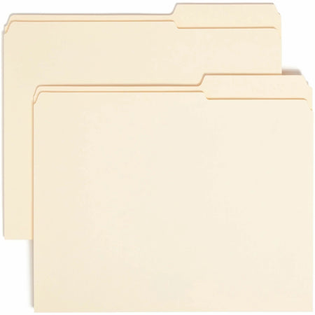 Smead Recycled Top Tab File Folders - Durable Manila - 100/Box