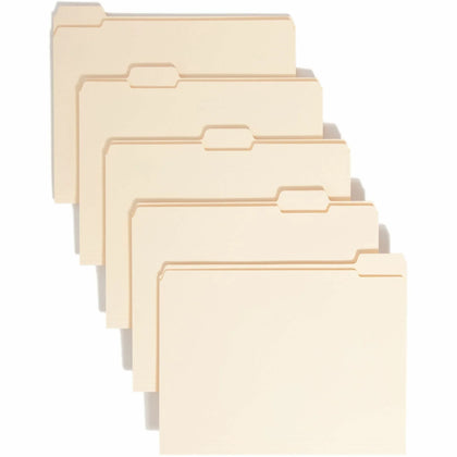 Smead Recycled Top Tab File Folders - Durable Manila - 100/Box