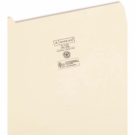 Smead Recycled Top Tab File Folders - Durable Manila - 100/Box