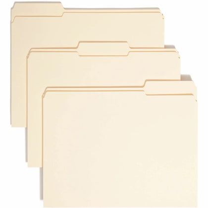 Smead Recycled Top Tab File Folders - Durable Manila - 100/Box