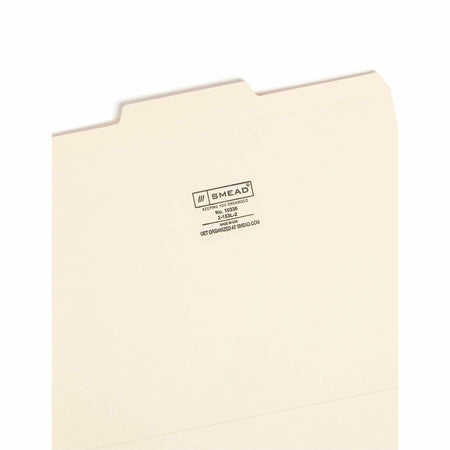 Smead Recycled Top Tab File Folders - Durable Manila - 100/Box