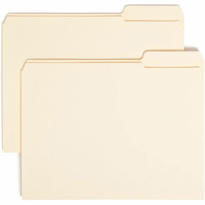 Smead Recycled Top Tab File Folders - Durable Manila - 100/Box