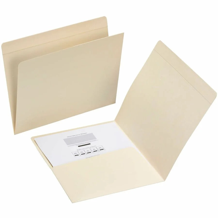 Smead Recycled Top Tab File Folders - Heavyweight Manila - 50/Box