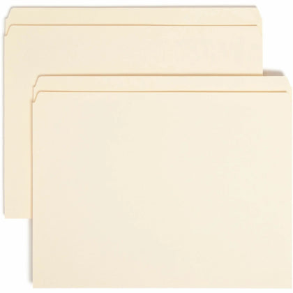 Smead Recycled Top Tab File Folders - Letter Size - 100/Box