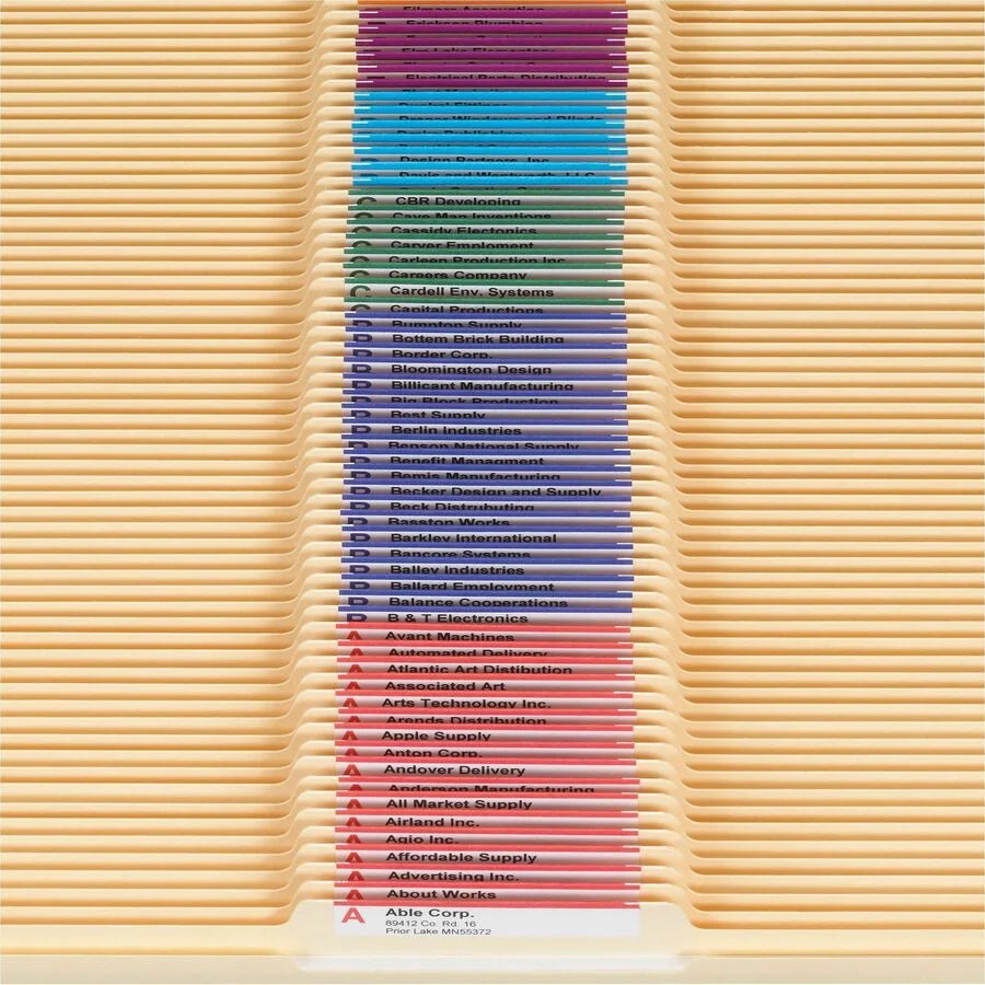 Smead Recycled Top Tab File Folders - Letter Size - 100/Box