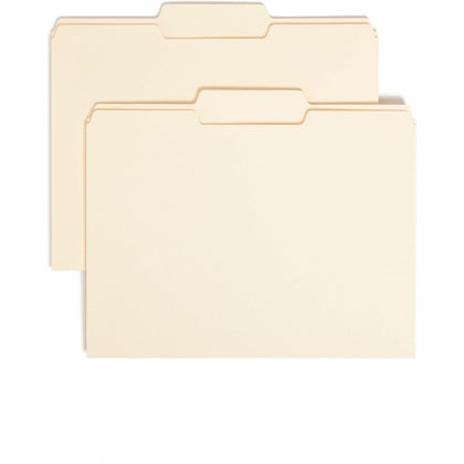 Smead Recycled Top Tab File Folders - Sturdy Manila - 100/Box