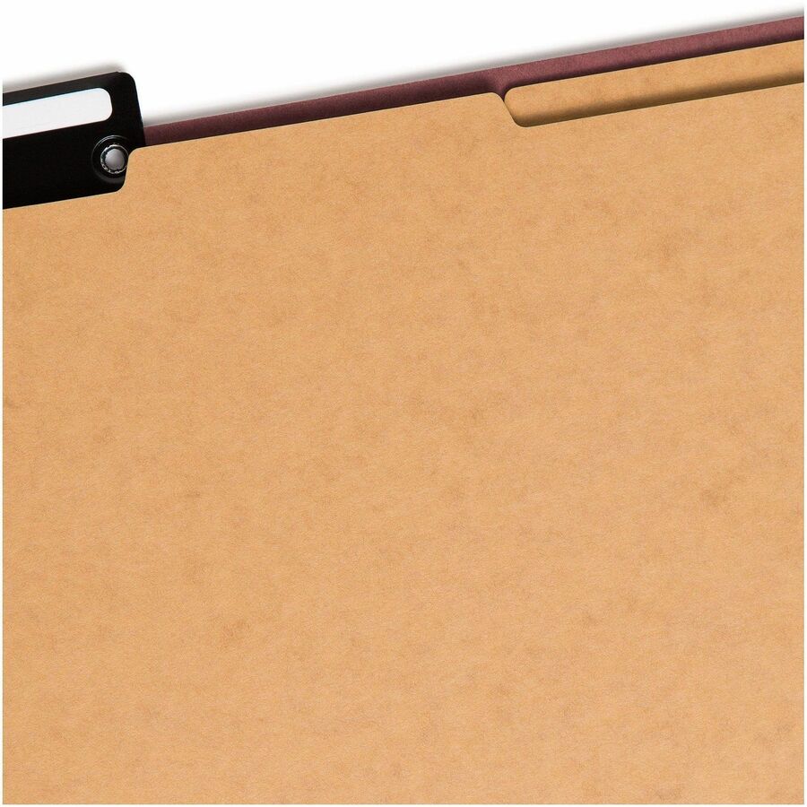 Smead SafeSHIELD 1/3 Tab Cut Legal Recycled Classification Folder - Top