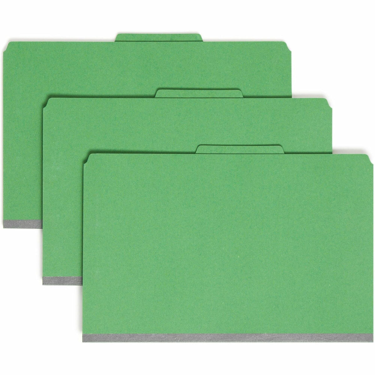 Smead SafeSHIELD 2/5 Tab Cut Legal Recycled Classification Folder - 2000