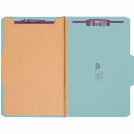 Smead SafeSHIELD 2/5 Tab Cut Legal Recycled Classification Folder - Alternate-Image1