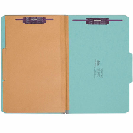 Smead SafeSHIELD 2/5 Tab Cut Legal Recycled Classification Folder - Alternate-Image2