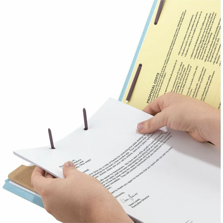Smead SafeSHIELD 2/5 Tab Cut Legal Recycled Classification Folder - Alternate-Image3