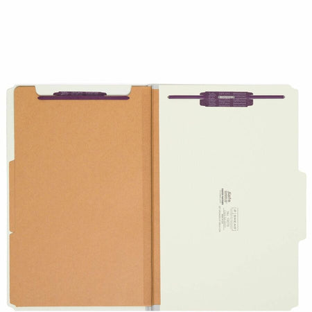 Smead SafeSHIELD 2/5 Tab Cut Legal Recycled Classification Folder - Alternate-Image1