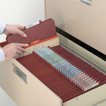 Smead SafeSHIELD 2/5 Tab Cut Legal Recycled Classification Folder - Alternate-Image3