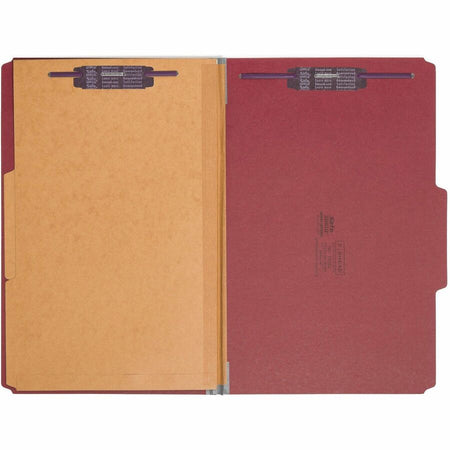 Smead SafeSHIELD 2/5 Tab Cut Legal Recycled Classification Folder - Alternate-Image1