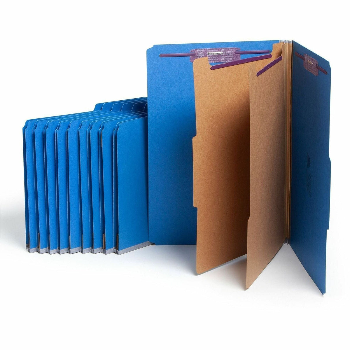 Smead SafeSHIELD 2/5 Tab Cut Legal Recycled Classification Folder - 2000