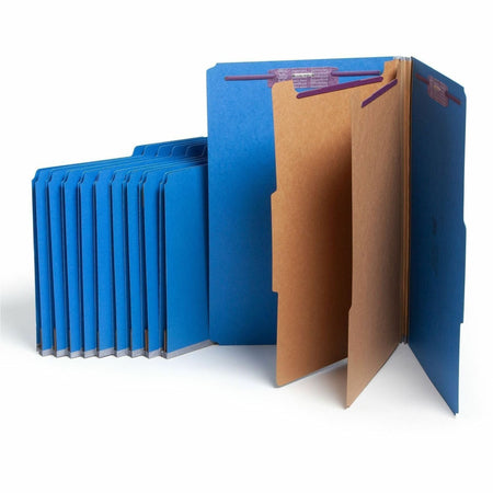 Smead SafeSHIELD 2/5 Tab Cut Legal Recycled Classification Folder - 2000