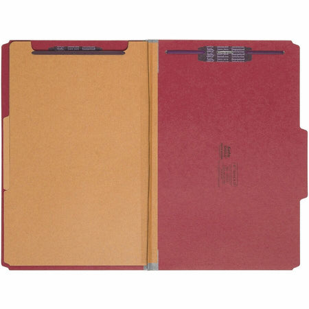 Smead SafeSHIELD 2/5 Tab Cut Legal Recycled Classification Folder - Front