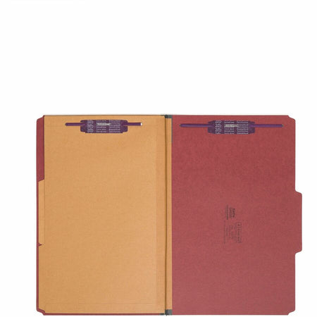 Smead SafeSHIELD 2/5 Tab Cut Legal Recycled Classification Folder - Alternate-Image2