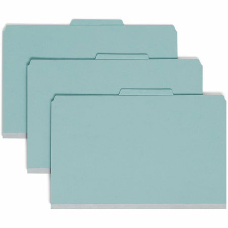 Smead SafeSHIELD 2/5 Tab Cut Legal Recycled Classification Folder - 2000
