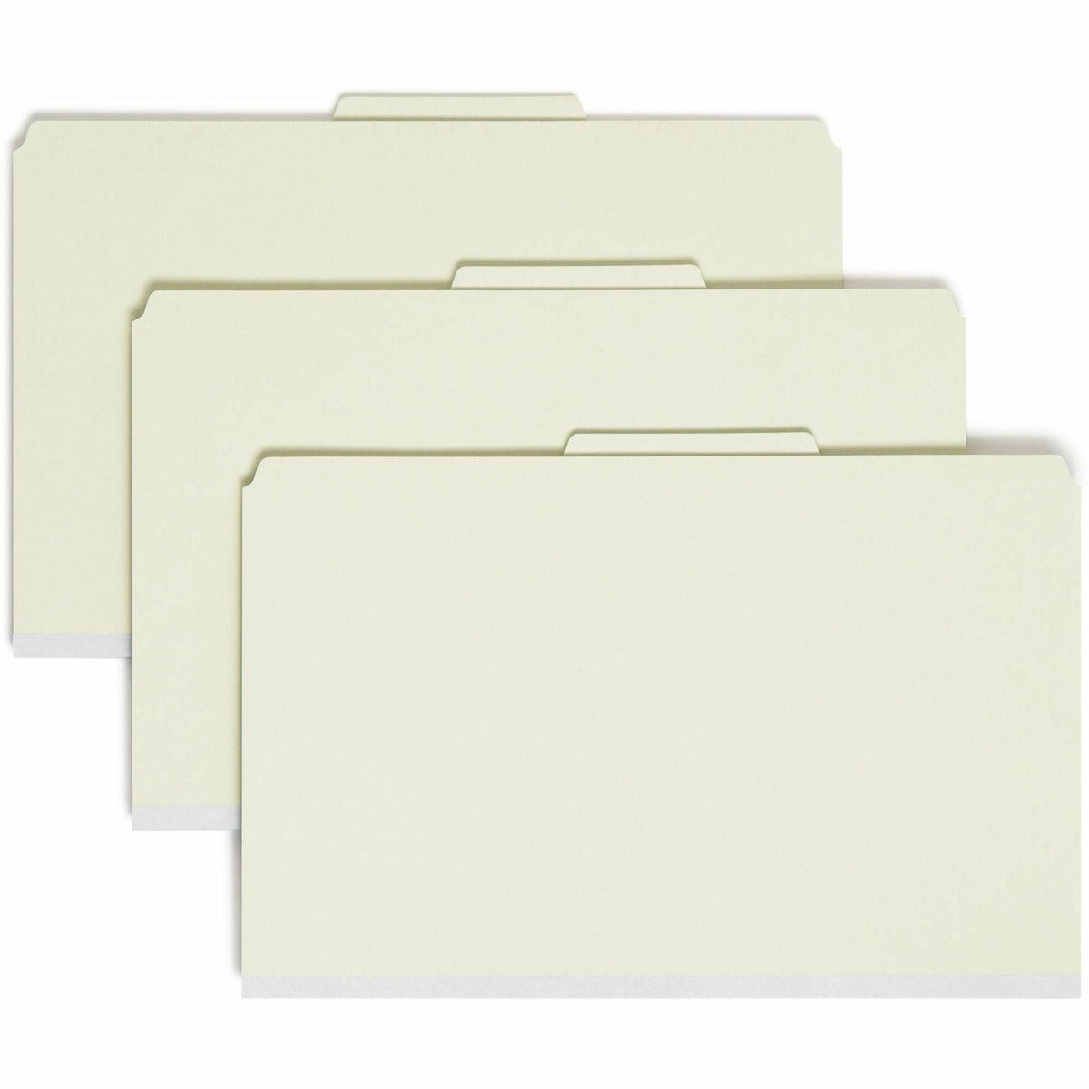 Smead SafeSHIELD 2/5 Tab Cut Legal Recycled Classification Folder - 2000