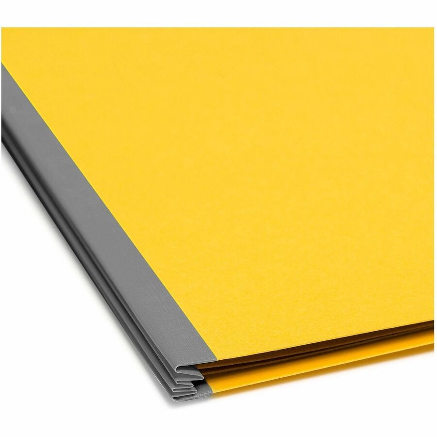 Smead SafeSHIELD 2/5 Tab Cut Legal Recycled Classification Folder - Bottom