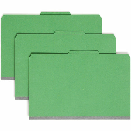 Smead SafeSHIELD 2/5 Tab Cut Legal Recycled Classification Folder - 2000