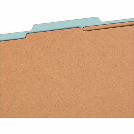 Smead SafeSHIELD 2/5 Tab Cut Legal Recycled Classification Folder - Top