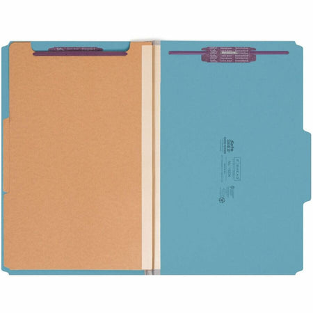 Smead SafeSHIELD 2/5 Tab Cut Legal Recycled Classification Folder - Alternate-Image1